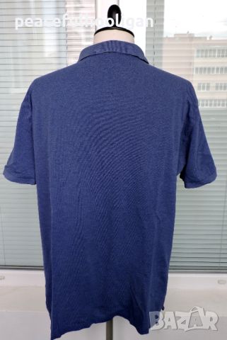 Gant Mens Cotton Pique Short Sleeve Casual Polo T-Shirt Dark Grey Size 2XL, снимка 8 - Тениски - 46295746