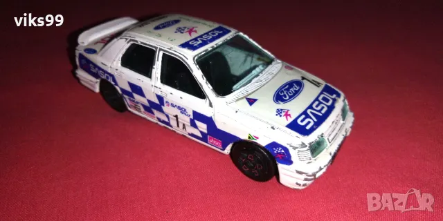 Bburago Ford Sierra Rally Team Sasol MADE IN ITALY 1:43, снимка 5 - Колекции - 48452078