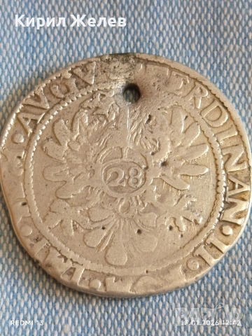 Сребърна монета 28 стювера ND (1624-1637) Емден уникат 52951, снимка 7 - Нумизматика и бонистика - 53083984