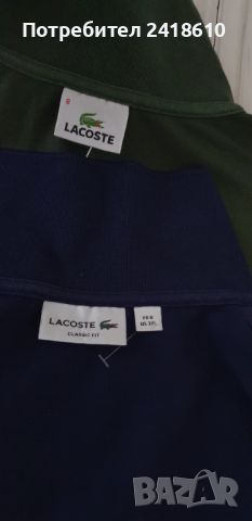 Lacoste Pique Cotton Mens Size 8 - 3XL ОРИГИНАЛ! 2бр. Мъжки Тениски!, снимка 2 - Тениски - 46190174