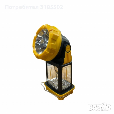 Соларен мултифункционален къмпинг фенер - прожектор HW 1277-W, снимка 4 - Прожектори - 51458052
