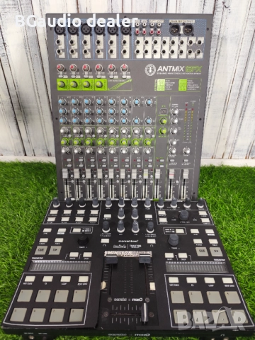 Смесител Antmix 12px TWITCH serato , снимка 2 - Ресийвъри, усилватели, смесителни пултове - 52002749
