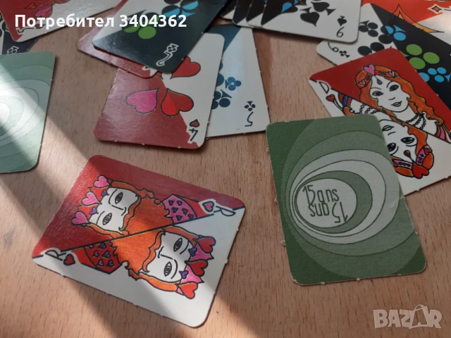 Стари мини колекционерски карти за игра, снимка 2 - Антикварни и старинни предмети - 51109025