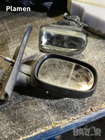 огледало  и халоген за рено , снимка 1