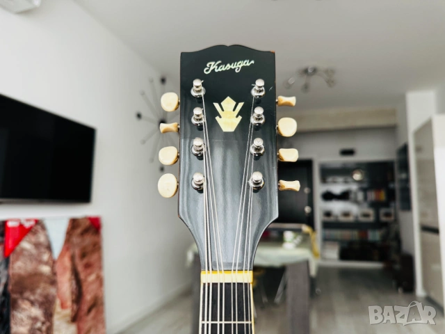 Made in JAPAN! 1970's Мадолина "The Kasuga" M-18 с оригинален кейс!, снимка 15 - Струнни инструменти - 53149511
