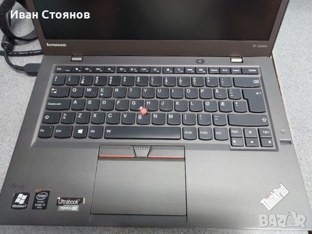 Lenovo X1 Carbon , снимка 3 - Лаптопи за работа - 46454591