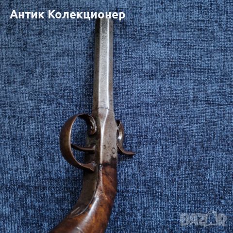 Капсулен пистолет за пътници. Оръжие от 1850 г. Колекционерски Пушка, револвер, пищов., снимка 2 - Антикварни и старинни предмети - 46495992