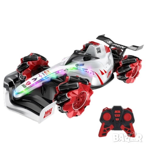 Радиоуправляем болид за дрифт с пушек и дистанционно за ръка, снимка 5 - Коли, камиони, мотори, писти - 51851228