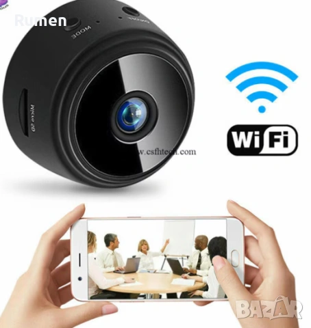 Продавам мини WiFi Camera, снимка 5 - HD камери - 53423098