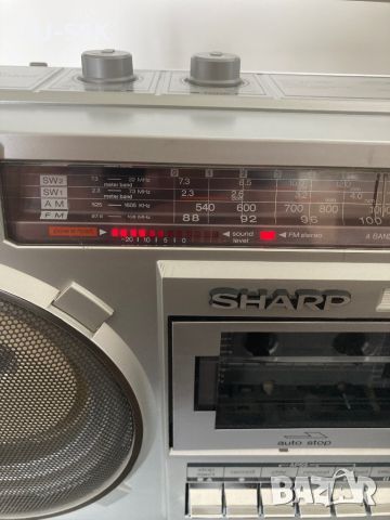 SHARP GF-7474Z VINTAGE RETRO BOOMBOX Ghetto Blaster радио касетофон, снимка 5 - Радиокасетофони, транзистори - 45751308