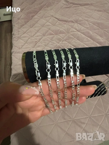 Сребърни синджири проба 925 , снимка 3 - Колиета, медальони, синджири - 53479309