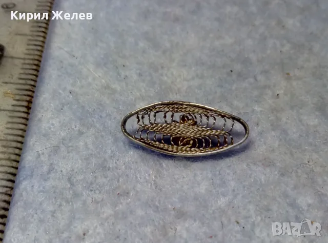 СТАРИННО ФИЛИГРАННО СРЕБЪРНО УКРАШЕНИЕ ВИСУЛКА СРЕБРО ВИСОКА ПРОБА ФИНА РЪЧНА ИЗРАБОТКА 48259, снимка 7 - Антикварни и старинни предмети - 49704312