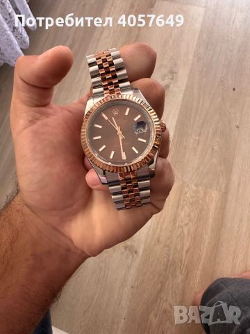 Rolex datejust choclate силно запазен без драскотина, снимка 5 - Други - 46713715