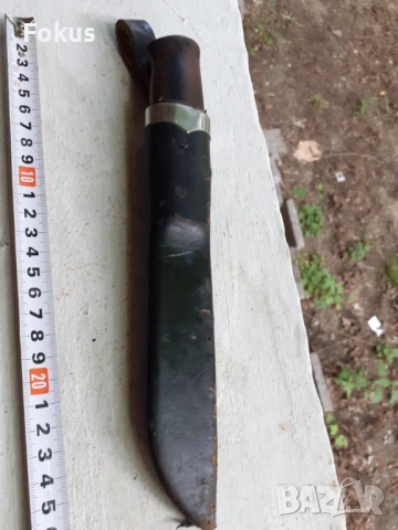 Уникална находка Норвежки ловен нож BRUSLETTO GEILO с кания, снимка 5 - Антикварни и старинни предмети - 53478148