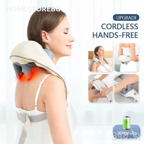 Електрически масажор за врат, гръб и тяло – Вашият персонален терапевт у дома