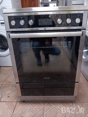 Иноксова свободно стояща печка с керамичен плот Gorenje с 2 години Гаранция!, снимка 11 - Печки, фурни - 53921302