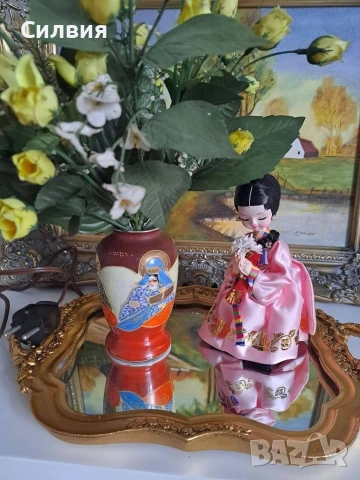 *МАЛКА ЛАМПА/ВАЗА* САТСУМА, снимка 3 - Настолни лампи - 53923128