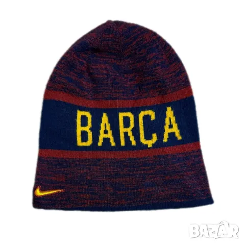 Оригинална зимна шапка Nike x Barcelona | One Size, снимка 1 - Шапки - 48763732