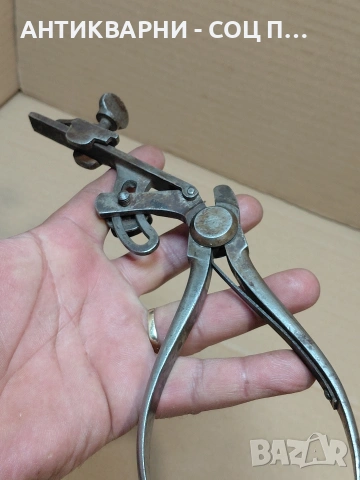 Соц Стари Немски Чапраз Клещи. НОМЕР 1648., снимка 5 - Антикварни и старинни предмети - 54237846