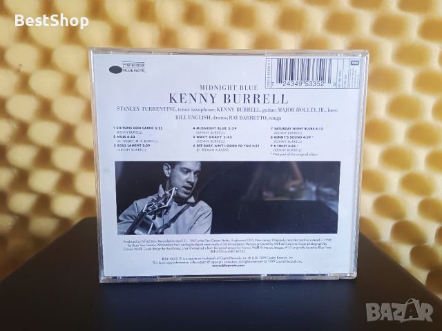 Kenny Burrell - Midnight Blue, снимка 2 - CD дискове - 46170254