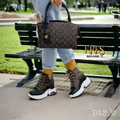 дамски маратонки на платформа louis vuitton , снимка 15 - Маратонки - 49220213