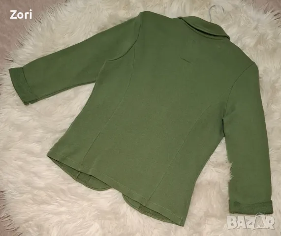 Зелено сако със 7/8 дължина на ръкава , снимка 8 - Сака - 49747672