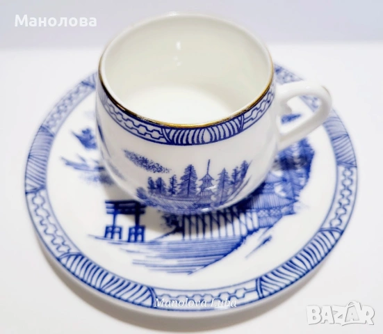 Колекционерска порцеланова чаша с чинийка, снимка 9 - Други ценни предмети - 53128082