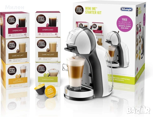 Еспресо машина DeLonghi EDG 305.WB, Nescafe Dolce Gusto Mini Me
