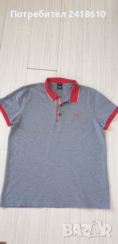 Hugo Boss Paule 4 Pique Pima Cotton Slim Fit Mens Size 3XL ОРИГИНАЛНА Тениска!, снимка 9 - Тениски - 46279513