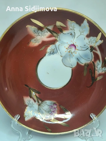 Двоен сет за чай руски порцелан , снимка 2 - Чаши - 53128157