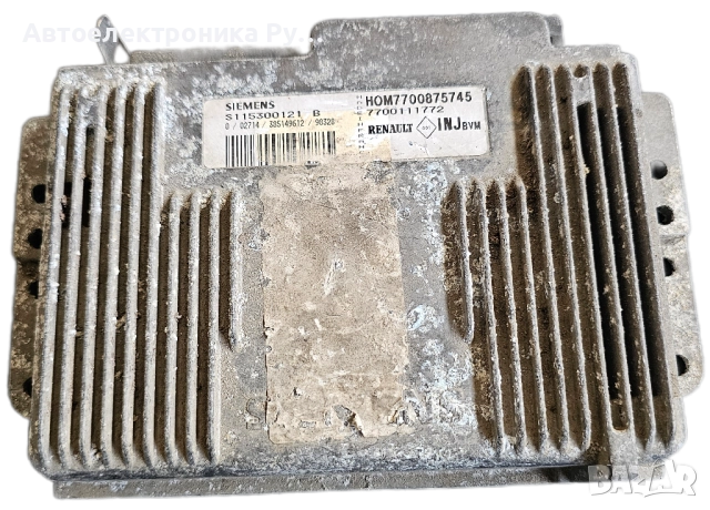 компютър RENAULT MEGANE SCENIC 1.6 SIEMENS S115300121 B, S115300121B, HOM 7700875745, 7700111772 