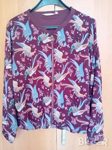 Лилаво яке, снимка 2 - Якета - 50310923