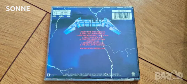 Metallica - Ride the Lightning (CD), снимка 2 - CD дискове - 48092596