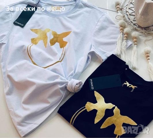 Дамска тениска Liu-Jo👚Pinko👚Nike👚Mischino👚Calvin Klein👚Gucci👚Ralph Lauren Polo Bear Код LFS18, снимка 3 - Тениски - 46778792