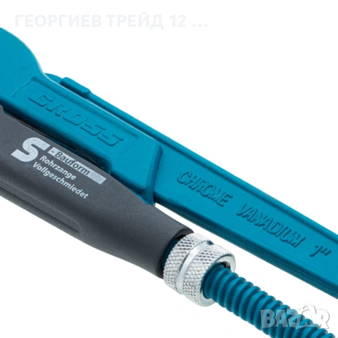 Ключ тръбен, №1, 1", кован, CrV, S-образни челюсти Gross - 15611, снимка 3 - Други инструменти - 53151691