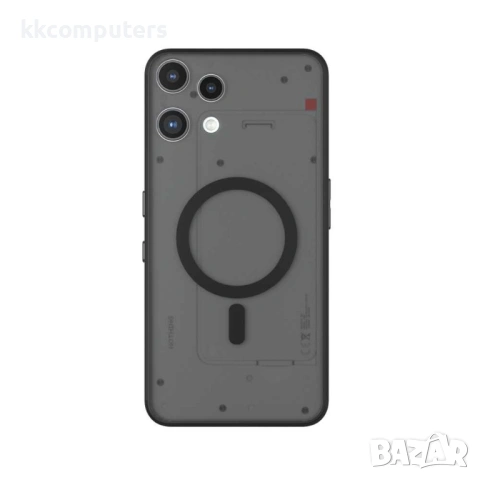 Защитен Калъф за Nothing Phone (3a) Lite 5G - PC+TPU, Матов, Магнитен, Вкл. Протектор - Прозрачно Че, снимка 2 - Резервни части за телефони - 53412719