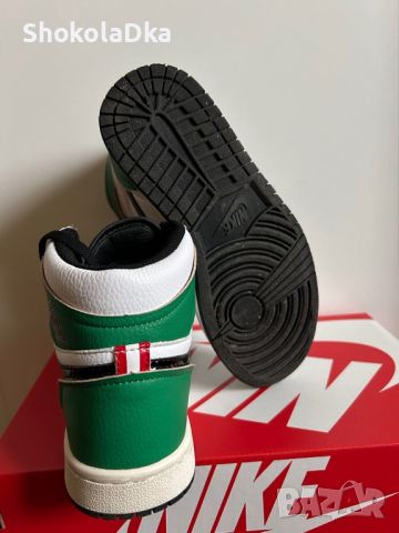 Jordan 1 Lucky green 37,5, снимка 5 - Кецове - 46725852