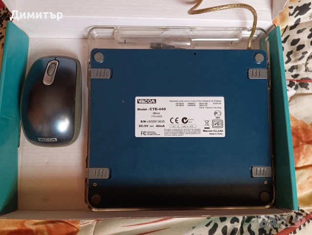 Продавам таблет за рисуване WACOM Graphire 4 в идеално състояние, снимка 2 - Таблети - 53757475