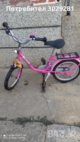 Розово детско колело , снимка 2 - Детски велосипеди, триколки и коли - 46399656