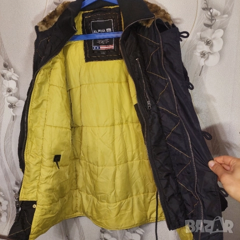 Парка Alpha Industries N3B размер Л, снимка 12 - Якета - 52596883