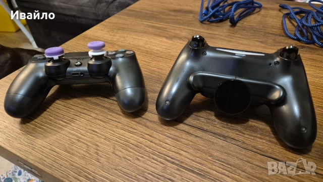 Playstation 4 Slim 1TB конзола с два dualshock 4 контролера, снимка 4 - Игри за PlayStation - 52659722
