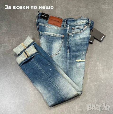 DSQUARED2 Мъжки Сини Дънки Код Mens P.222, снимка 2 - Дънки - 53921998