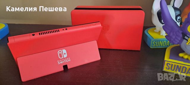 Nintendo Switch oled Mario red edition , снимка 7 - Nintendo конзоли - 45904349