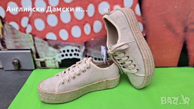 Английски дамски еспадрили, снимка 3 - Дамски ежедневни обувки - 53885003