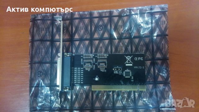 Преходник Карта PCI към Parallel port DB25 F, снимка 1 - Други - 46744851