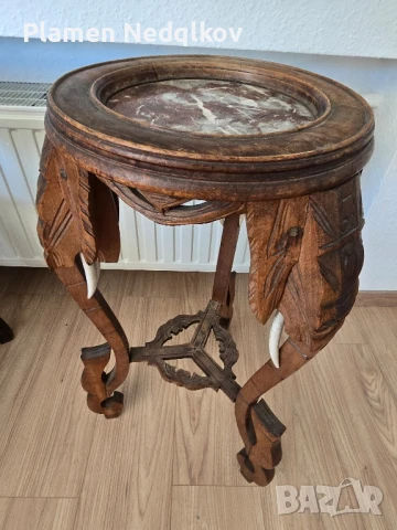 Стара масичка за цветя., снимка 3 - Антикварни и старинни предмети - 50829727