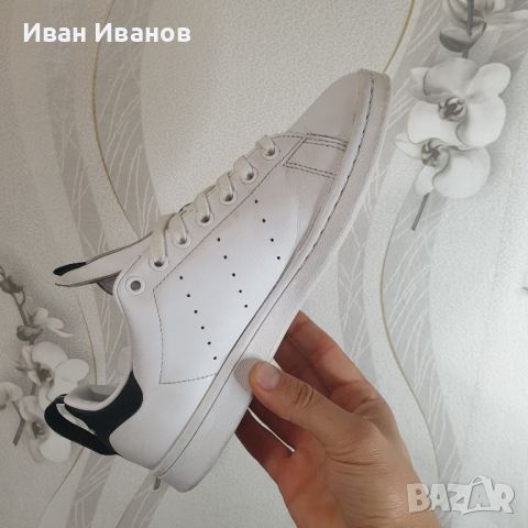 маратонки adidas Stan Smith 'White Black' номер 41,5-42, снимка 15 - Маратонки - 45734522