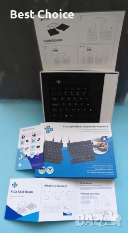 Ергономичната клавиатура R-Go Split Break, снимка 11 - Клавиатури и мишки - 52769462