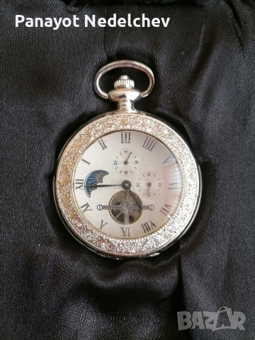 Посребрени джобни часовници , снимка 5 - Мъжки - 54202533