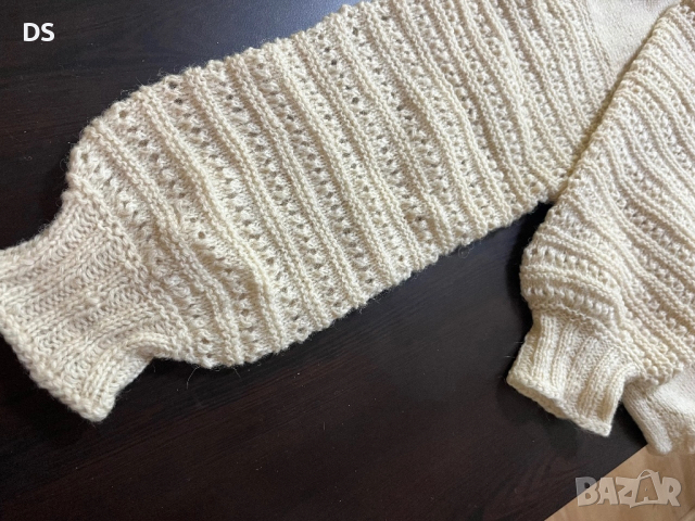 Дамски плетен пуловер, снимка 4 - Блузи с дълъг ръкав и пуловери - 53146850